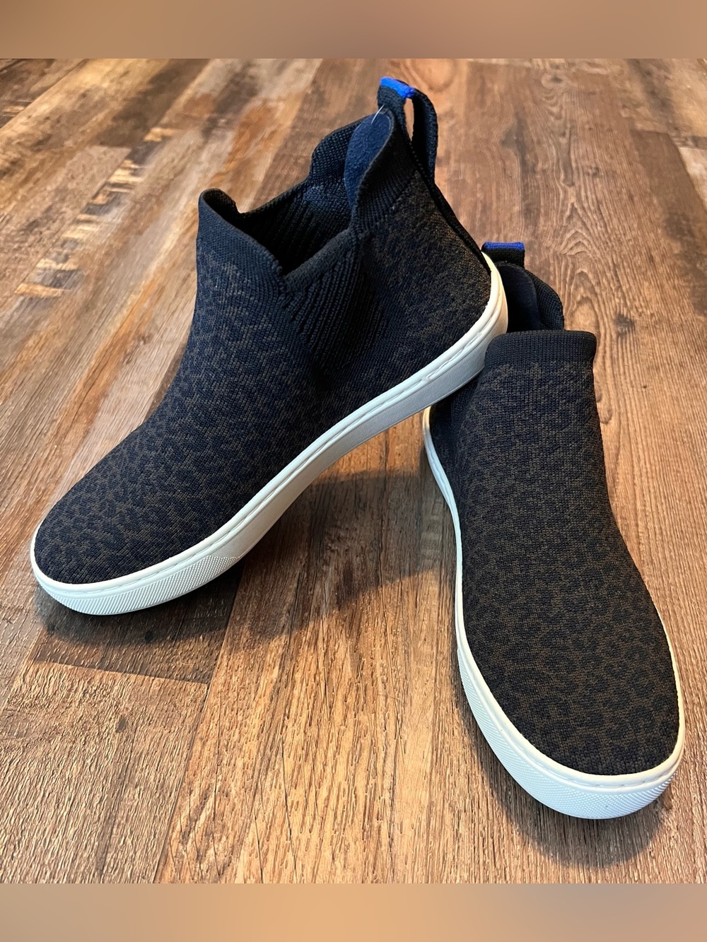 Rothy's The Chelsea High Top Cheetah Print Sneakers
